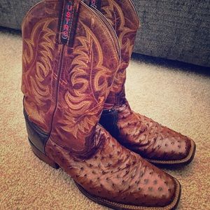 Tony Lama USTRC Full Quill Ostrich